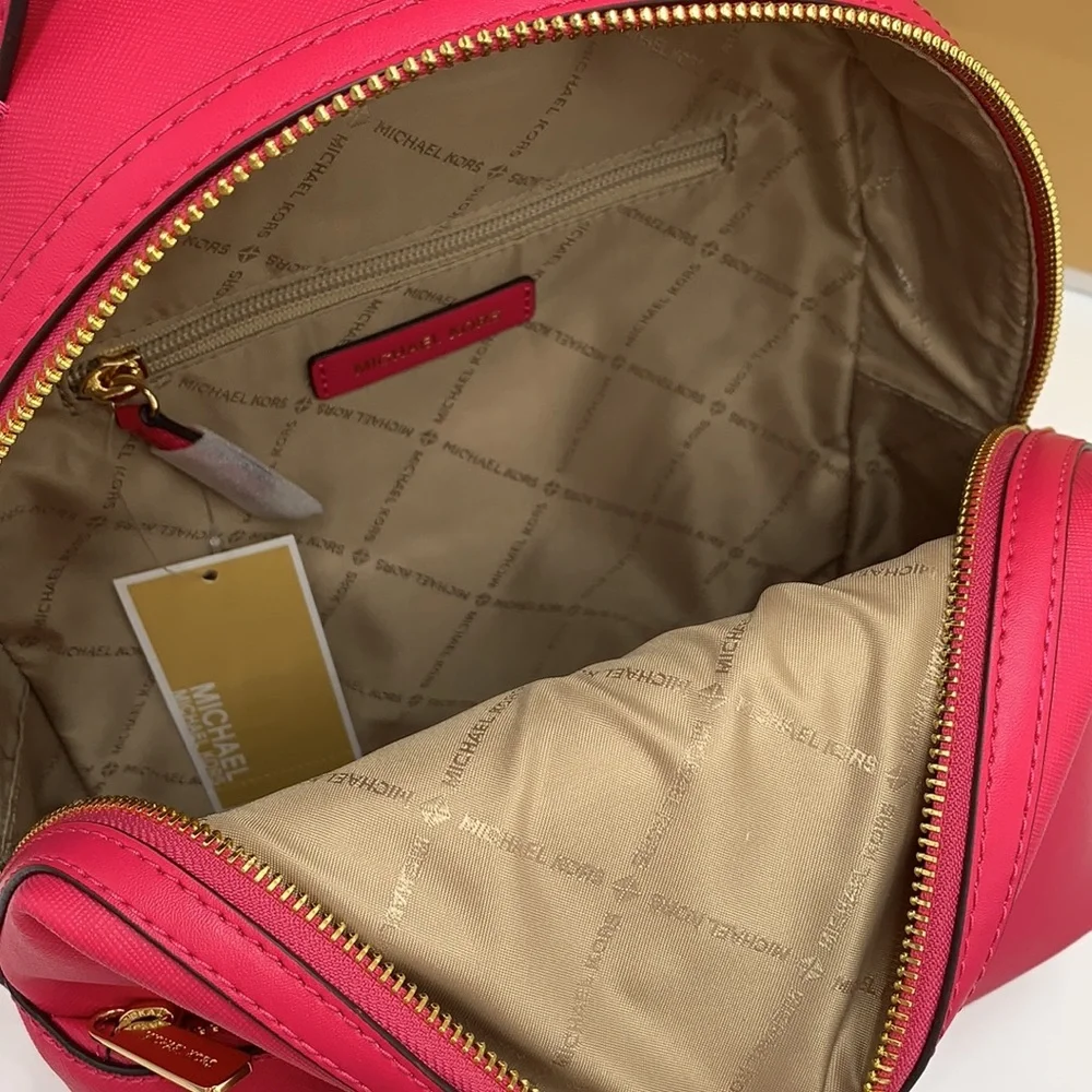 MICHAEL KORS Sheila Medium Front Packet Backpack ELECTRIC PINK COLOR